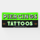 タトゥーカスタマイズショップで顧客を獲得 横断幕 (横)