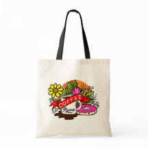 タトゥーカラフル・コーヒーとドーナツ