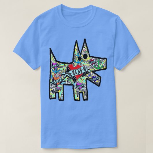 タトゥーグラフティドッグ Tシャツ (デザイン正面)