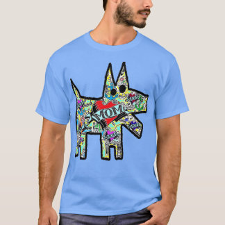 タトゥーグラフティドッグ Tシャツ