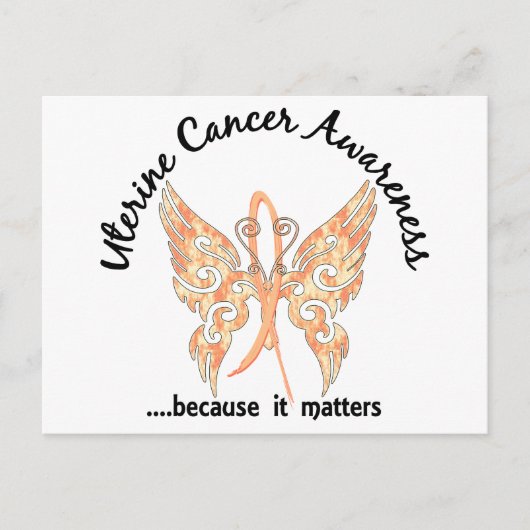 タトゥーグランジバタフライ6.1子宮がん ポストカード (正面)