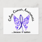 タトゥーグランジバタフライ6.1結腸がん ポストカード (正面)