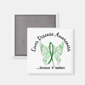 タトゥーグランジバタフライ6.1肝疾患 マグネット (正面/裏面)