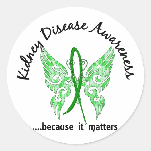 タトゥーグランジバタフライ6.1腎疾患 ラウンドシール (正面)