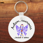 タトゥーグランジバタフライ6.1自閉症 キーホルダー (正面)