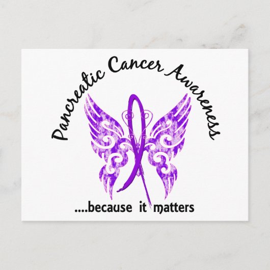 タトゥーグランジ蝶6.1膵がん ポストカード (正面)