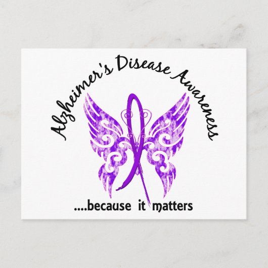 タトゥーグランジ・バタフライ6.1アルツハイマー病 ポストカード (正面)