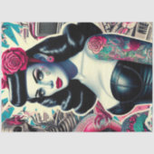 タトゥーゴシックガール 薄葉紙 (正面)