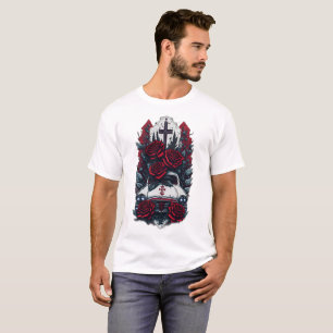 タトゥーゴシック十字架5 Tシャツ