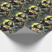 タトゥーゴシック女性 ラッピングペーパー (角)