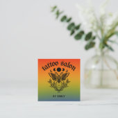 タトゥーサロンバタフライガカラフルス スクエア名刺 (スタンド正面)