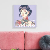 タトゥーサロン キャンバスプリント (インサイチュ (リビング))