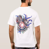 タトゥーサンドラゴン Tシャツ (裏面)