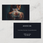 タトゥーショップ 名刺 (正面/裏面)