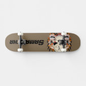 タトゥースカルエイトボールオールドスクールスケートボード スケートボード (横)