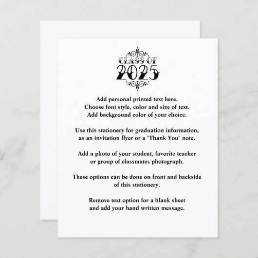 タトゥースタイルクラス2025卒業発表 (正面/裏面)