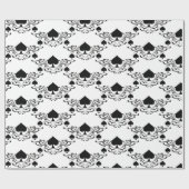 タトゥースタイルスクロール黒スペードThunder_Cove ラッピングペーパー (フラット)