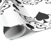 タトゥースタイルスクロール黒スペードThunder_Cove ラッピングペーパー (ロールコーナー)