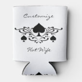 タトゥースタイルスパイラルブラックスペードThunder_Cove 缶クーラー (正面)