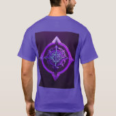 タトゥースタイルバラコンパス – 愛を受け入れ，精神， Tシャツ (裏面)