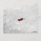 タトゥースタイルミュエルテスカルとフローリッシュネームカード ポストカード (裏面)