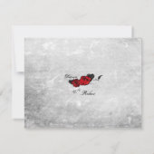 タトゥースタイルミュエルテスカルとフローリッシュ招待状 招待状 (裏面)