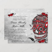 タトゥースタイルミュエルテスカルとフローリッシュ招待状 招待状 (正面/裏面)