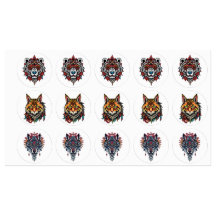 タトゥースタイル動物シール