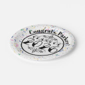 タトゥースタイル2026年卒業 ペーパープレート (アングル)