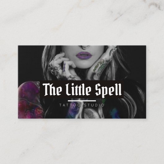 タトゥースタジオ/タトゥーアーティスト 名刺 (正面)