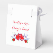 タトゥースワローハートとバラデザイン フェイバーボックス (裏面サイド)