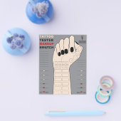 タトゥーテスター メイクアップ スワッチ（アームカラーカスタマイズ） チラシ (シングル)