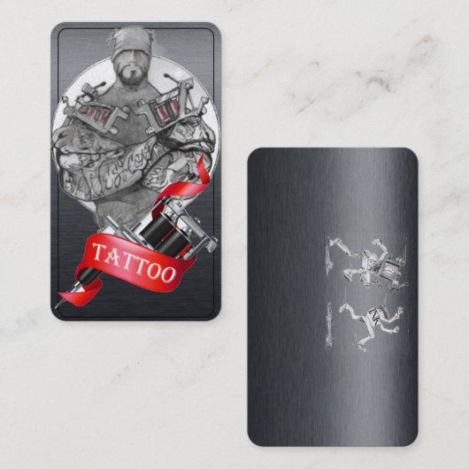 タトゥーテンプレートビジネスカー 名刺 (正面/裏面)