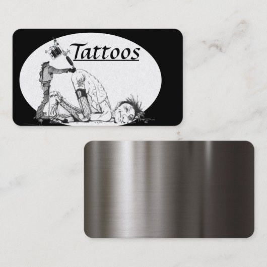 タトゥーテンプレート名刺 名刺 (正面/裏面)