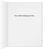 タトゥーテーマおもしろいタトゥー誕生日カード (内側(右))