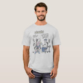 タトゥーテーマおもしろいタトゥー Tシャツ (正面フル)