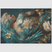 タトゥードマンドラゴンファンタジーティッシュペーパー 薄葉紙 (正面)