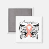 タトゥーバタフライ認識度 – 子宮がん マグネット (正面/裏面)