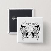 タトゥーバタフライ認識度 – 肺がん 缶バッジ (正面&裏面)