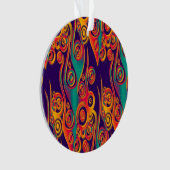 タトゥーパターンアート – 炎と円 オーナメント (正面)