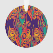 タトゥーパターンアート – 炎と円 オーナメント (正面)