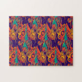 タトゥーパターンアート – 炎と円 ジグソーパズル (横)