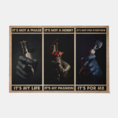 タトゥーパーソナライズされたアーティストドアマット、タトゥーメーカー  ドアマット (正面)