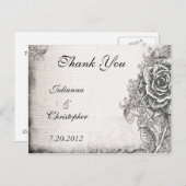 タトゥービクトリアンバラありがとう結婚ごはん ポストカード (正面/裏面)