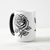 タトゥーフラッシュアート 薔薇 モーフィングマグカップ (正面左)