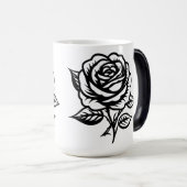 タトゥーフラッシュアート 薔薇 モーフィングマグカップ (正面右)