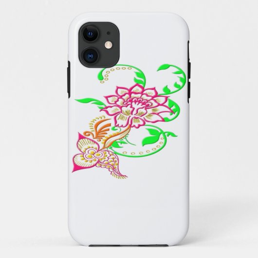 タトゥーフラワー Case-Mate iPhoneケース (裏面)