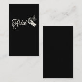 タトゥーペンアーティストタトゥーインクアート 名刺 (正面/裏面)