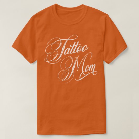 タトゥーママタイポグラフィ Tシャツ (デザイン正面)