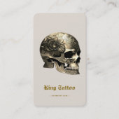 タトゥーミニマルアーティストサンドタトゥースカル 名刺 (正面)